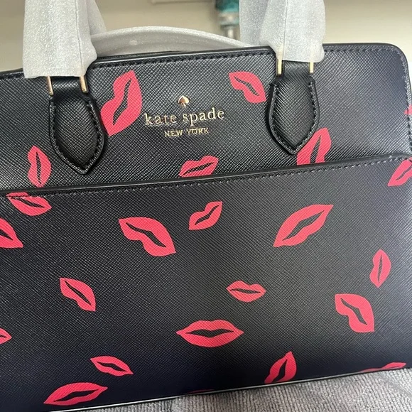 Kate Spade Black and Pink Women's Bag - Picture 9 of 9